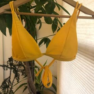 Yellow Pacsun Bikini Top